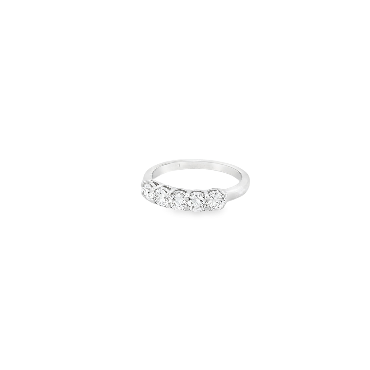Elegant Silver Ring with Diamond Accent
