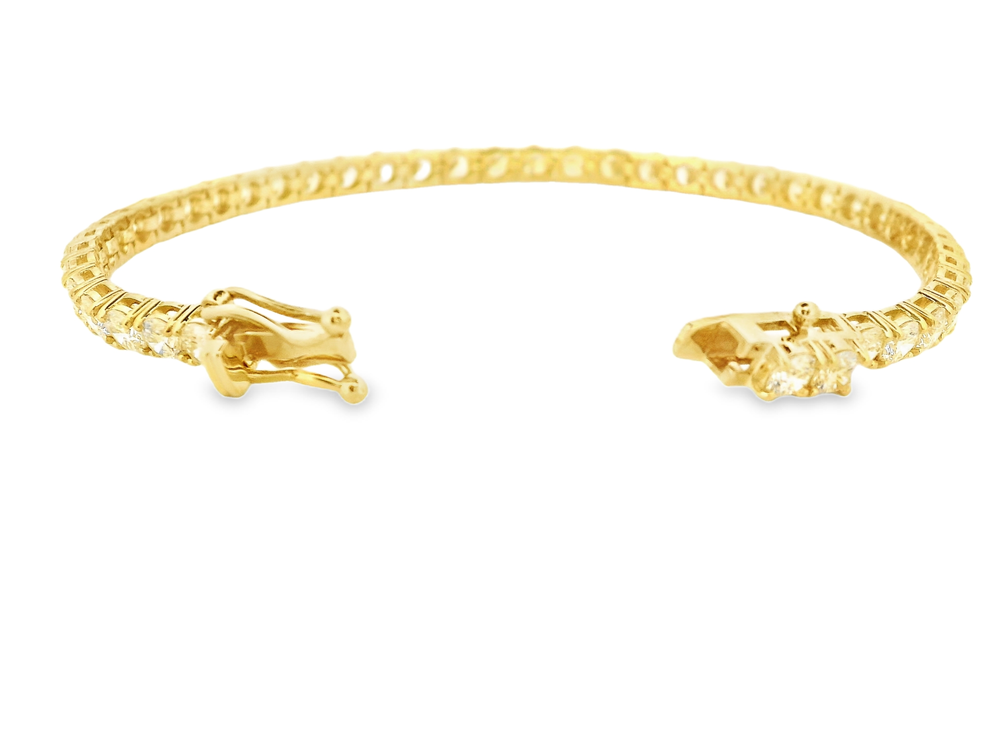 Elegant 14KGold Diamond Bracelet