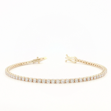 3.00Ct 14K Gold Tennis Bracelet
