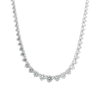 19Ct 14K Gold Graduated Necklace
