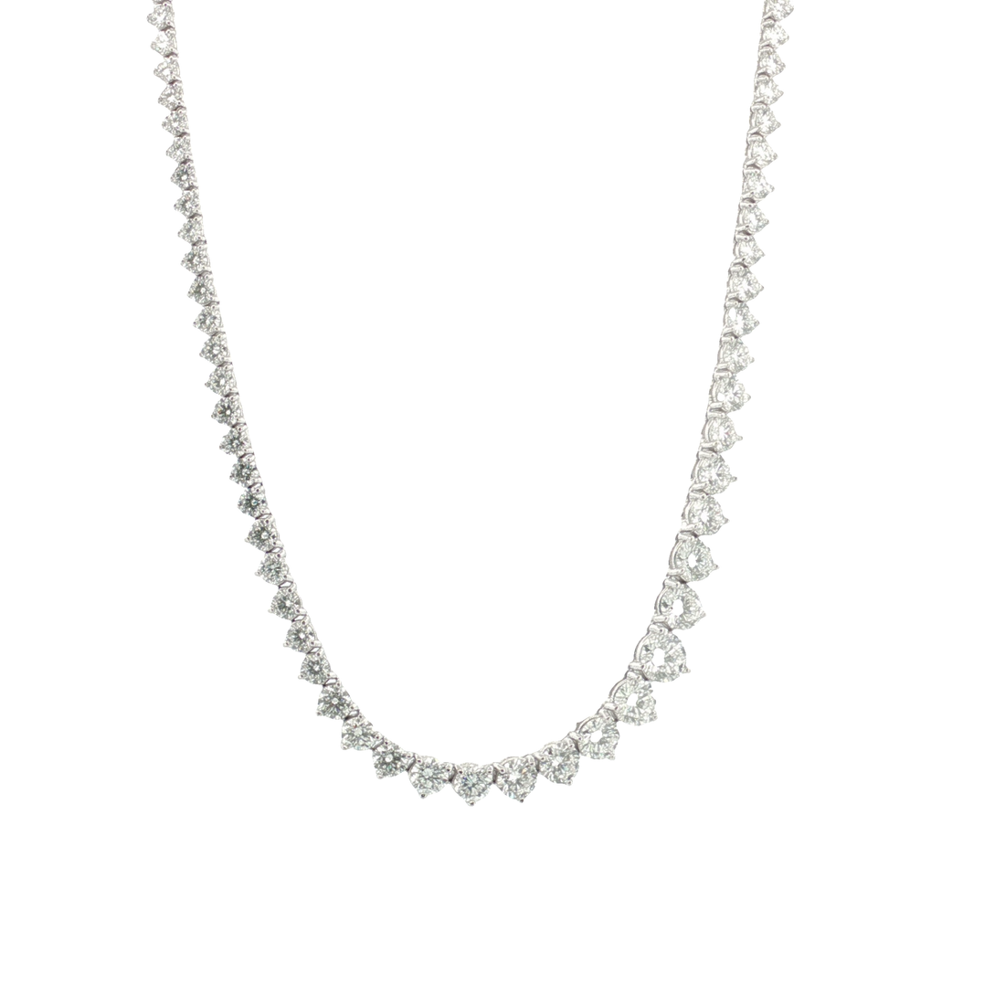 19Ct 14K Gold Graduated Necklace