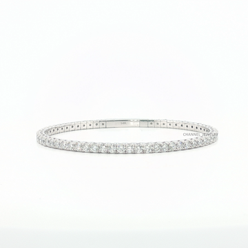 5Ct. 14K Gold Flex Bangle