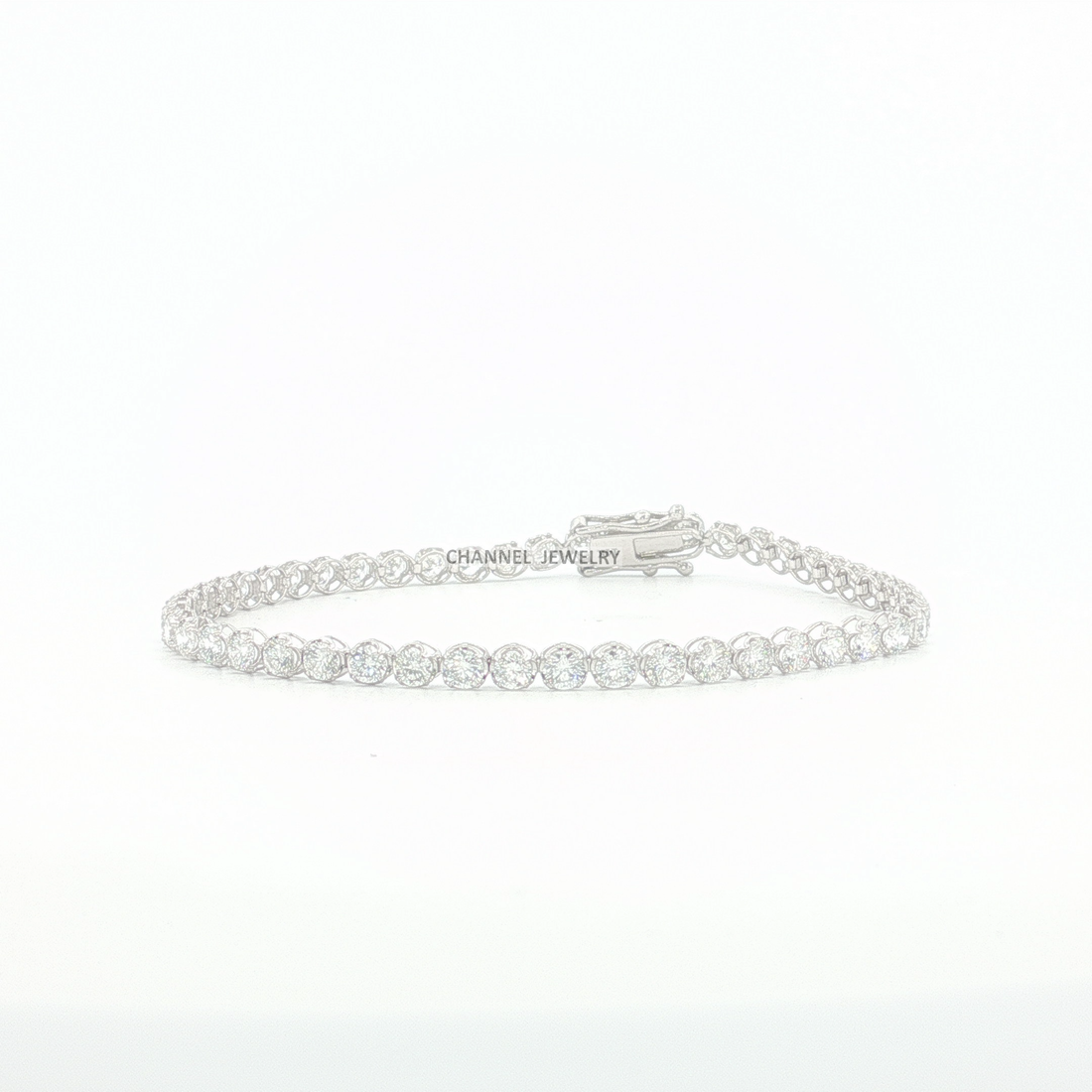 5Ct 14K Gold Tennis Bracelet