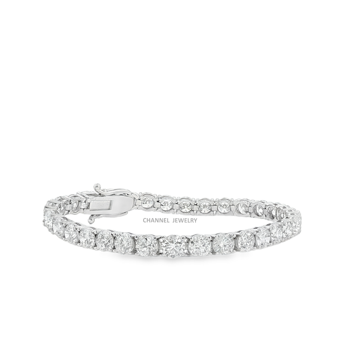 16.00ct 14K Gold Tennis Bracelet