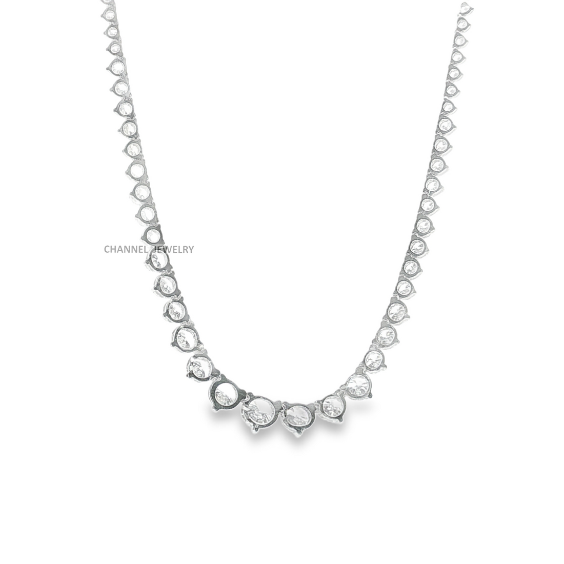 10Ct 14K Gold Graduated Necklace