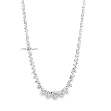 13Ct 14K Gold Graduated Necklace