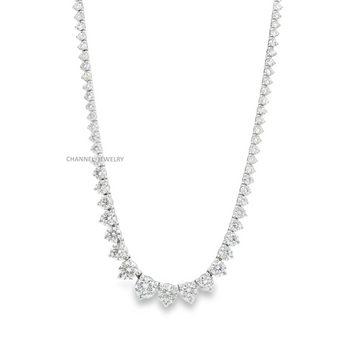 15Ct 14K Gold Graduated Necklace