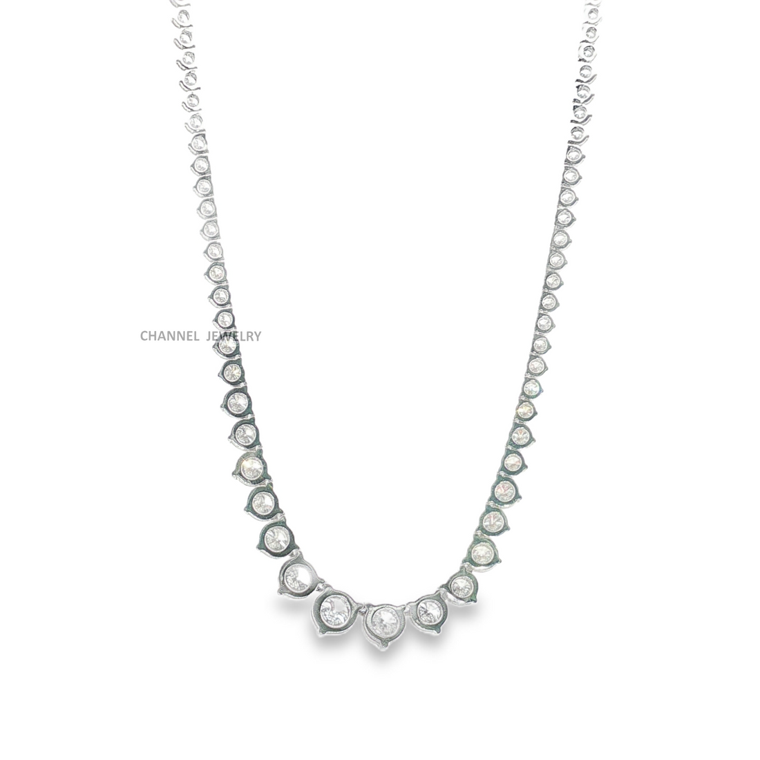 15Ct 14K Gold Graduated Necklace