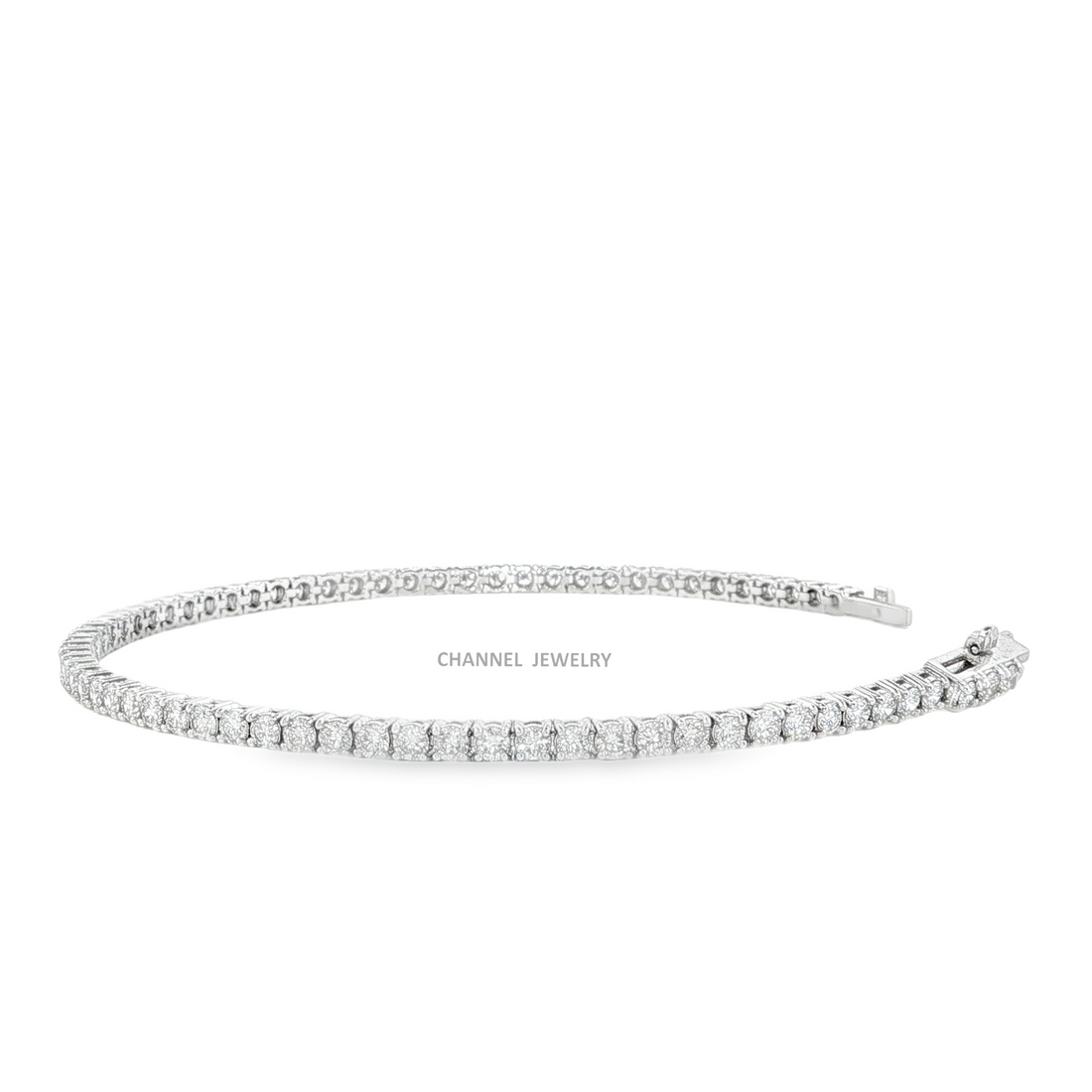 3.00ct 14K Gold Tennis Bracelets