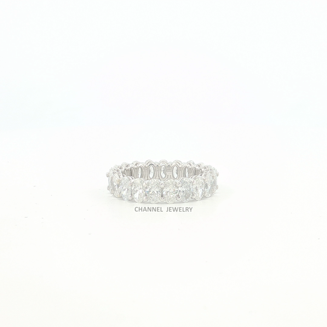 4Ct 14K Gold Eternity Band