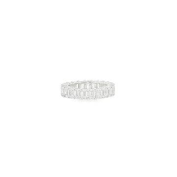 5Ct 14K Gold Emerald Eternity Band