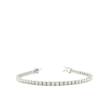 6.00Ct 14K White Gold Diamond Tennis Bracelet