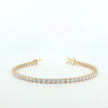 6.00Ct 14K Gold Diamond Tennis Bracelet