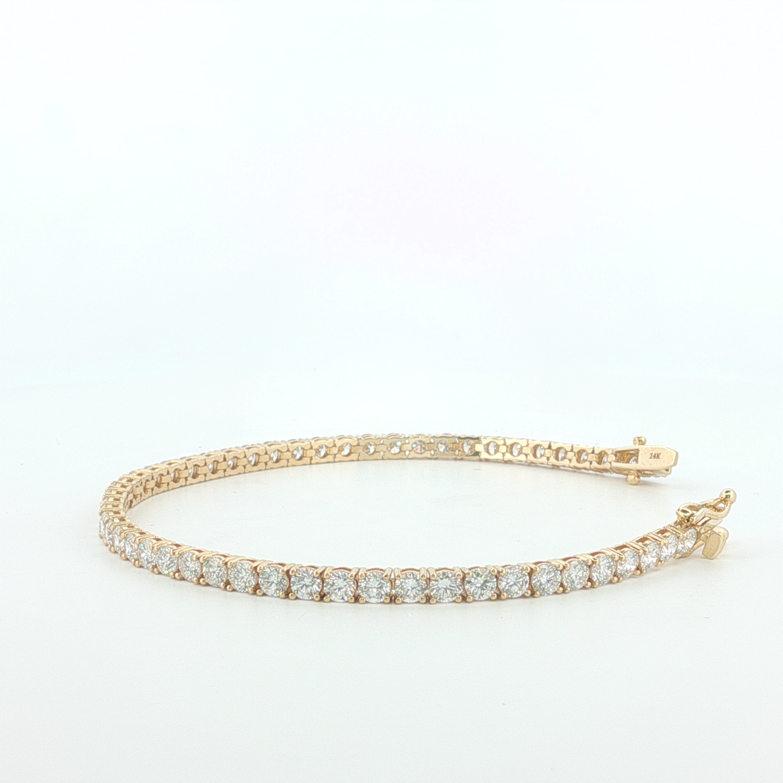 6.00Ct 14K Gold Diamond Tennis Bracelet