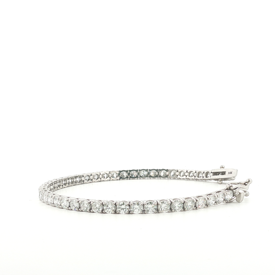 8.00ct14K Gold Diamond Tennis Bracelet