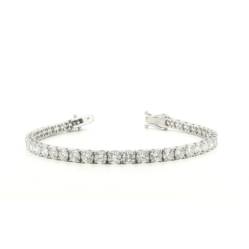10.00ct 14K White Gold Diamond Tennis Bracelet