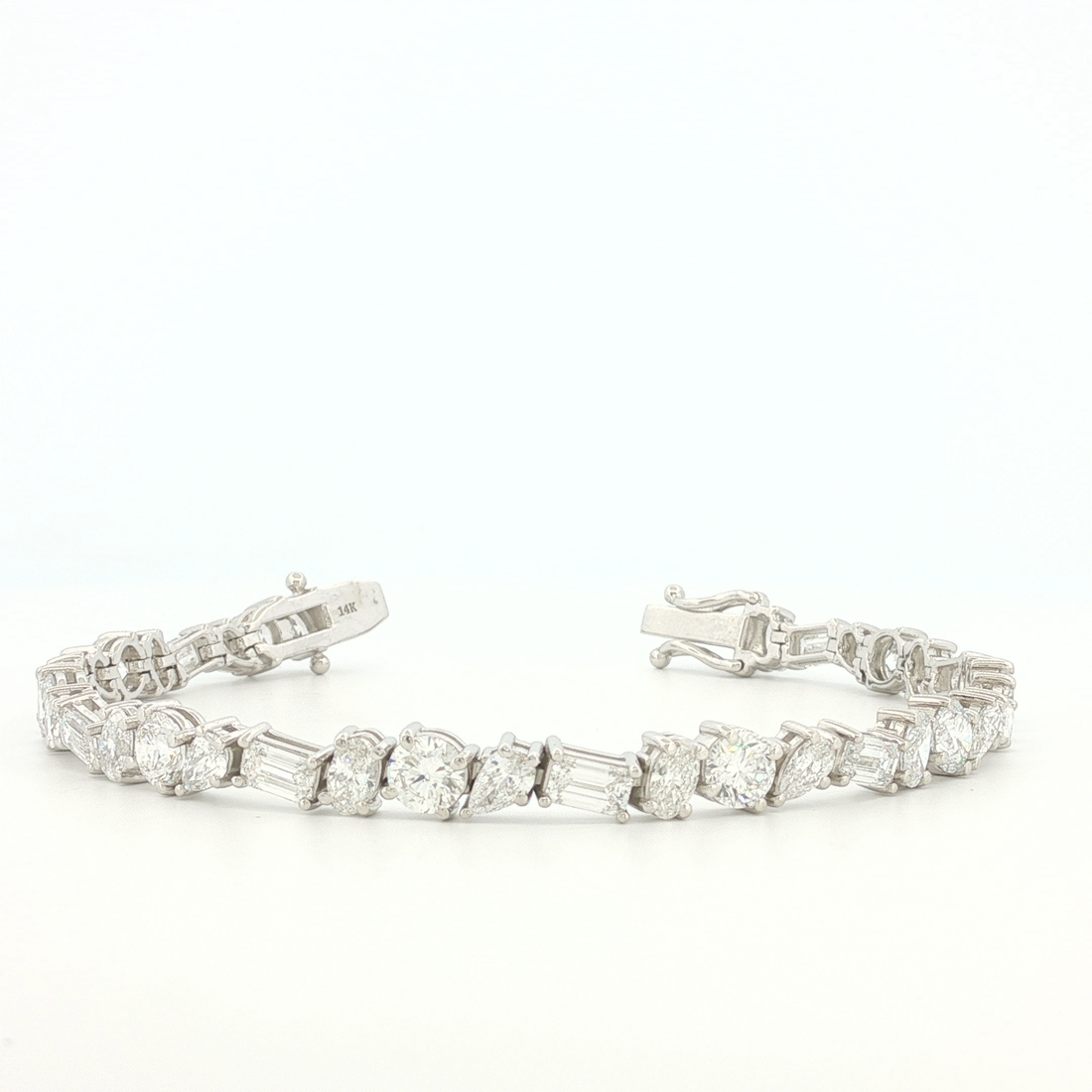 10ct 14K Gold Tennis Bracelet