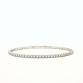 Flex-1002 White Gold 2ct Bangle