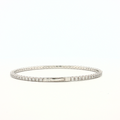 Flex-1002 White Gold 2ct Bangle
