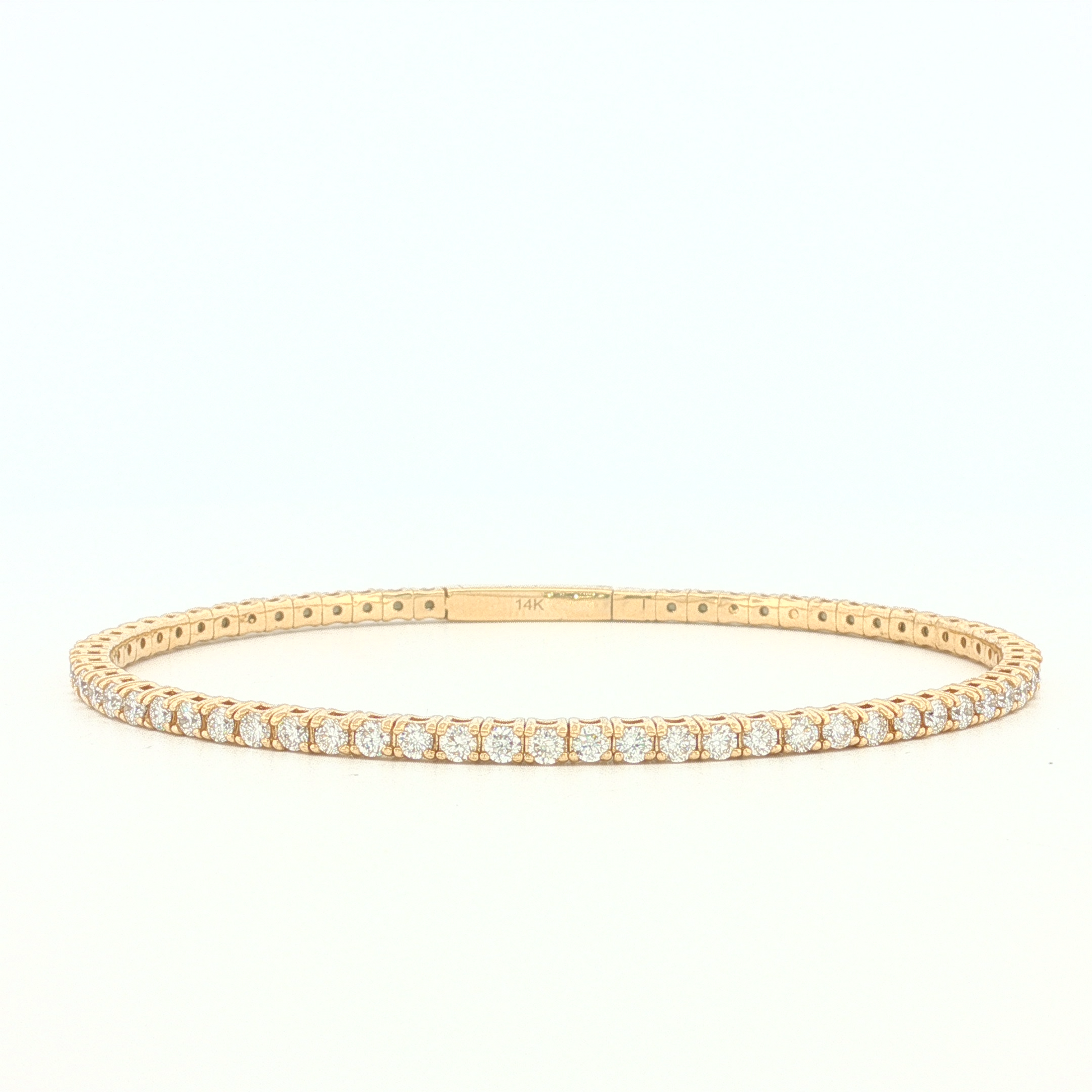 Flex-1003 Yellow Gold 3ct Bangle