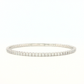 Flex-1004 White Gold 4ct Bangle