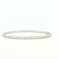 Flex-1004 White Gold 4ct Bangle