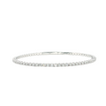 Flex-1003 White Gold 3ct Bangle