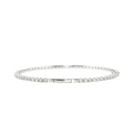 Flex-1003 White Gold 3ct Bangle