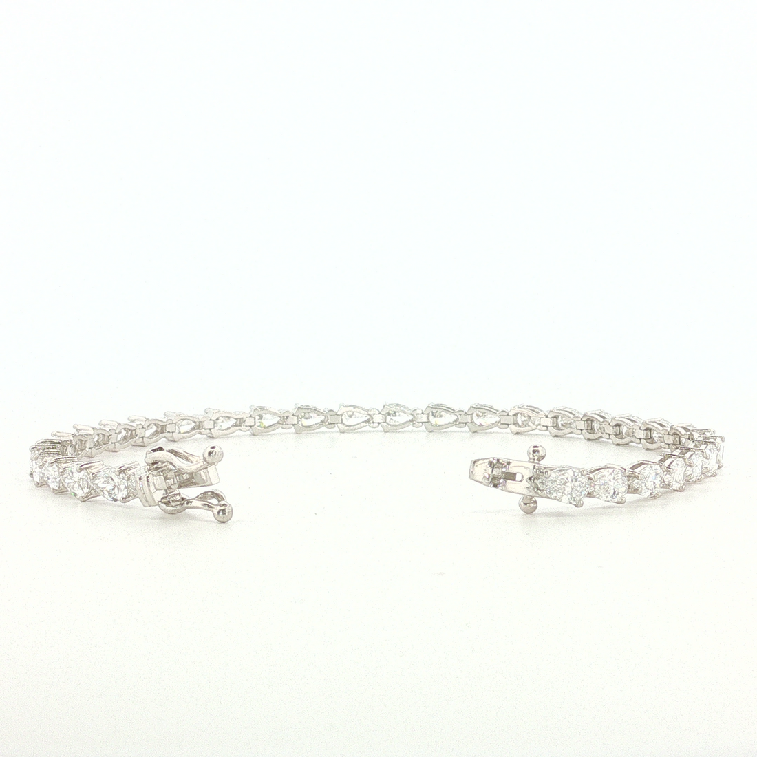 Fancy Tennis Bracelet — Pear