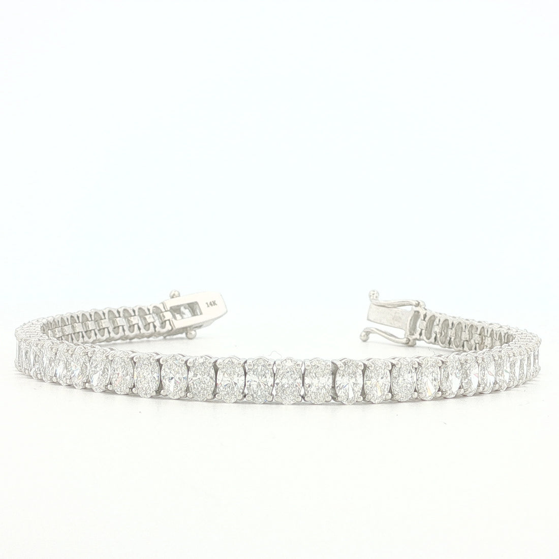 Fancy Tennis Bracelet — Oval