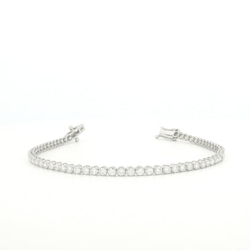 Crown Set Tennis Bracelet