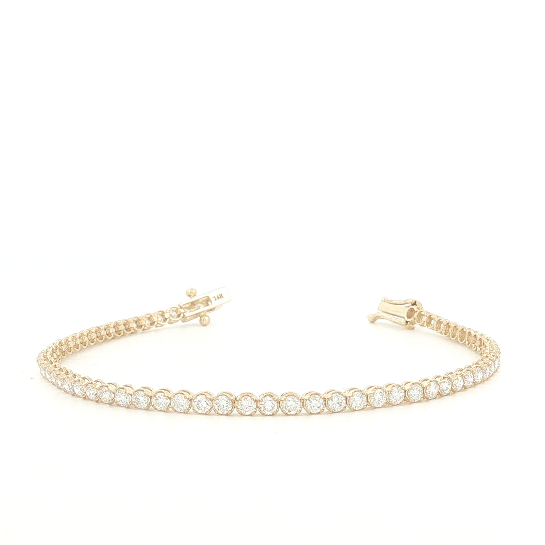 Crown Set Tennis Bracelet