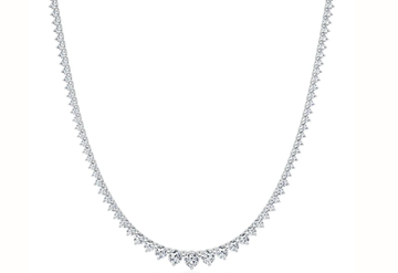 10Ct 14K Gold Graduated Necklace