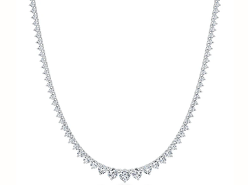 13Ct 14K Gold Graduated Necklace