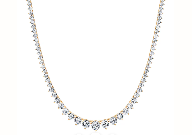 15Ct 14K Gold Graduated Necklace