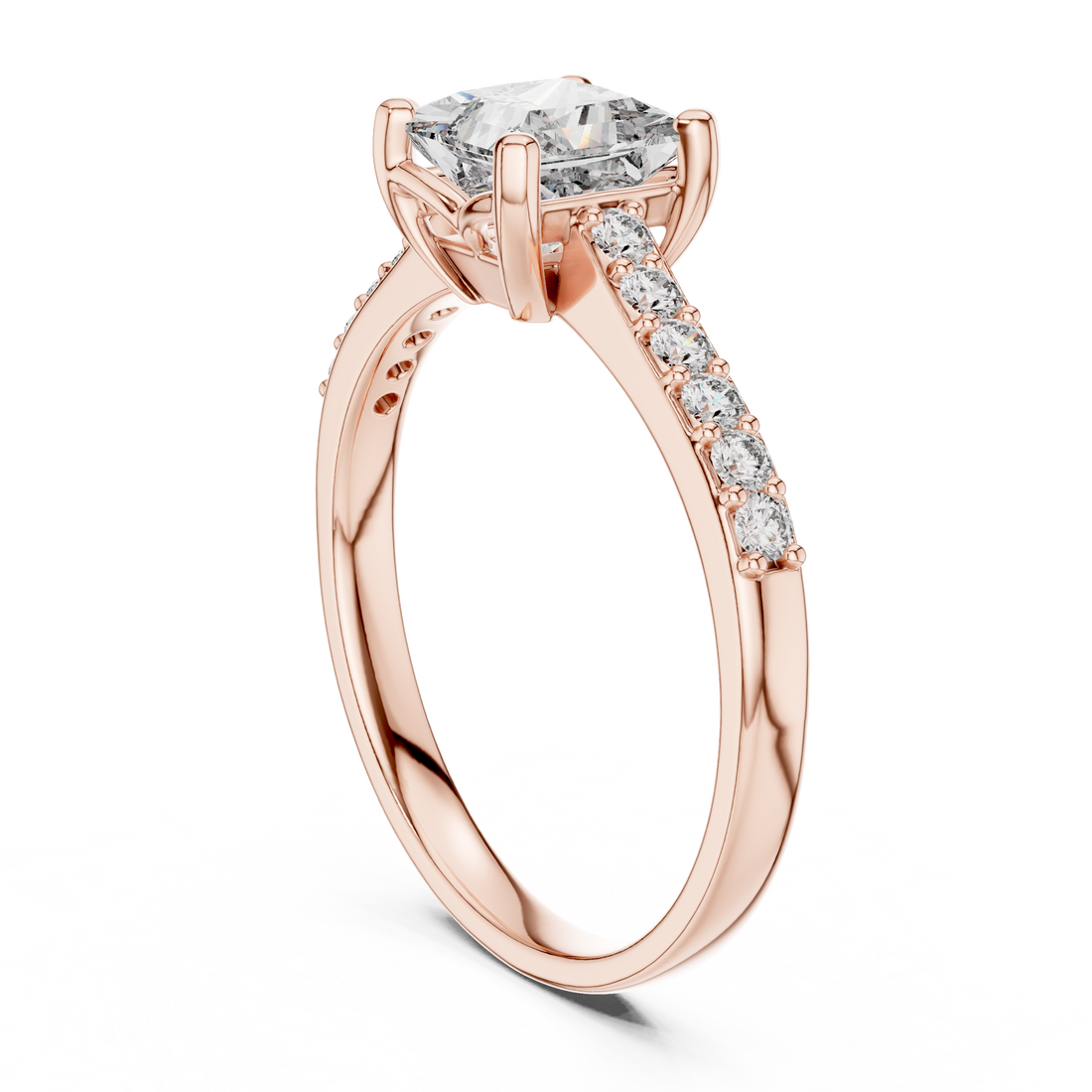 Fashion Ring - Princess | 00001L (6) - White Gold