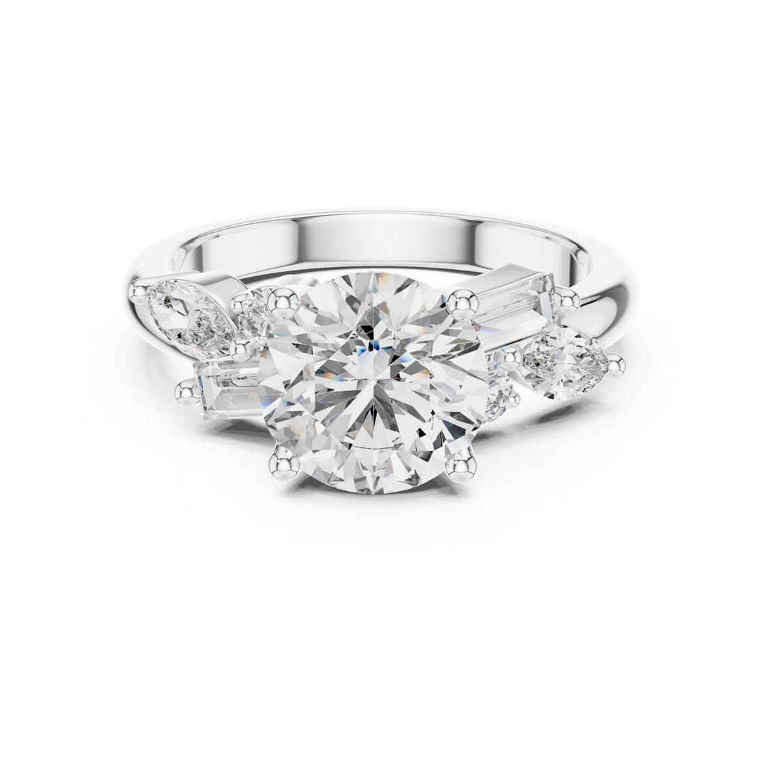 Fashion Ring - Round | DDLR-055 - Rose Gold