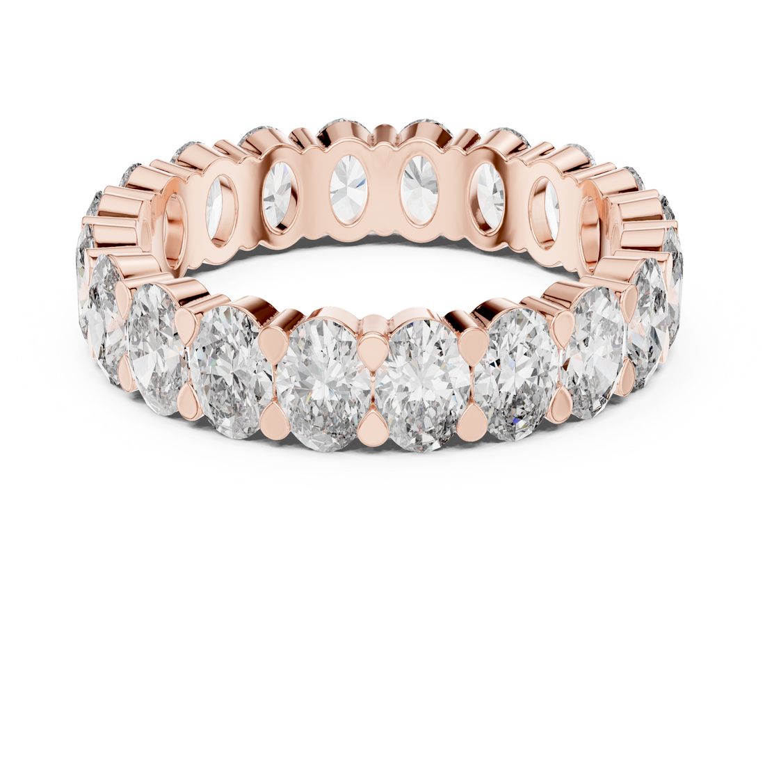 Eternity Ring - Oval | DDLR-211 - Rose Gold