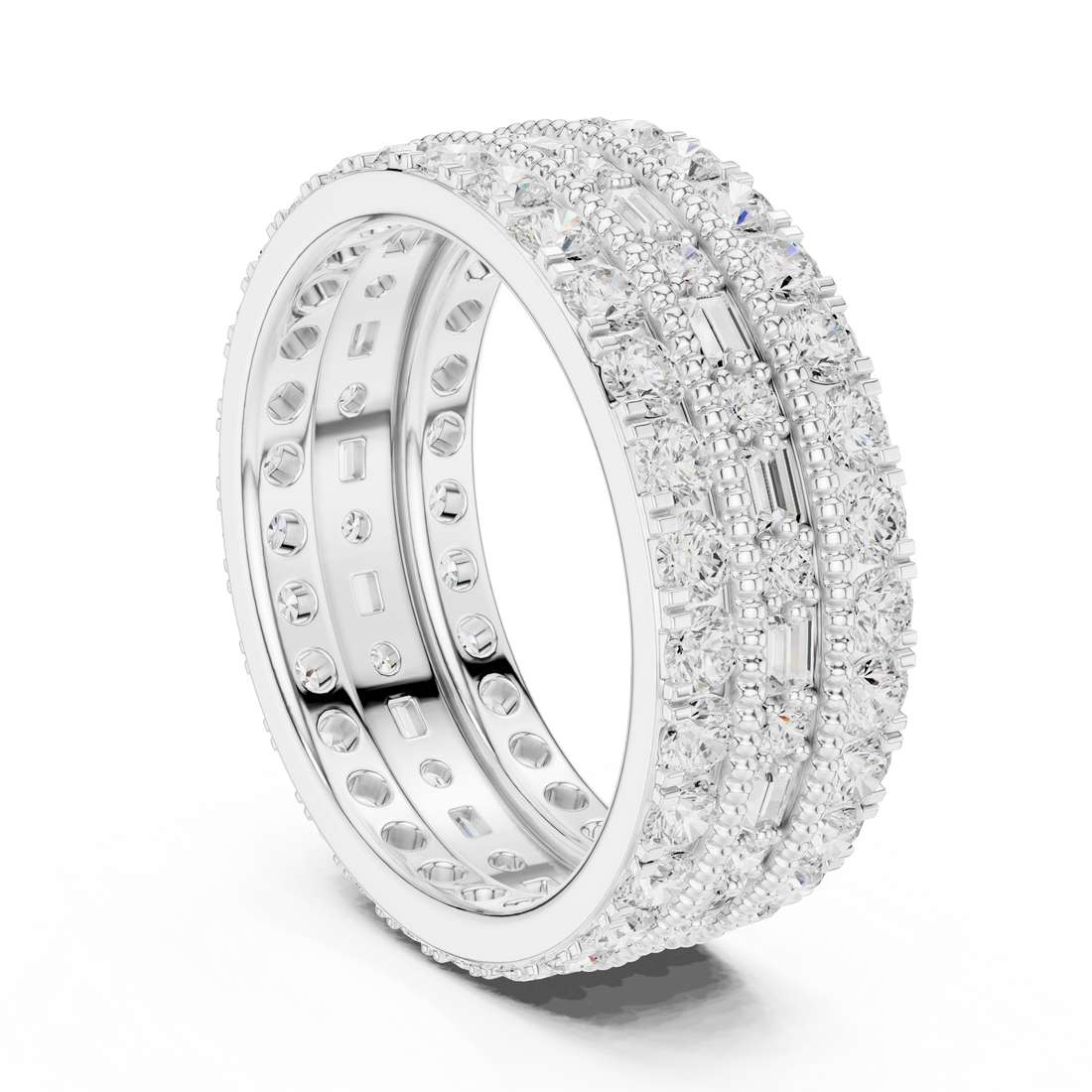 DDLR-369 - Eternity Unknown Ring - White Gold