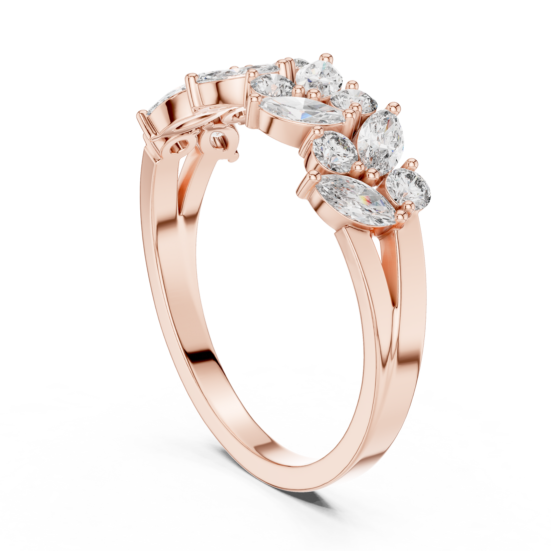 DDLR-248 - Fashion Marquise Ring - White Gold