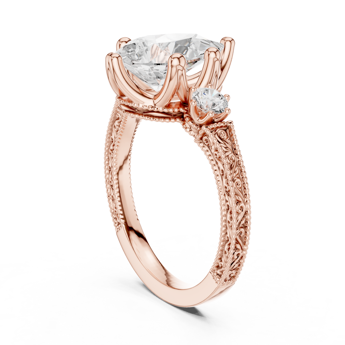 Fashion Ring - Pear | DDLR-282-PE - White Gold