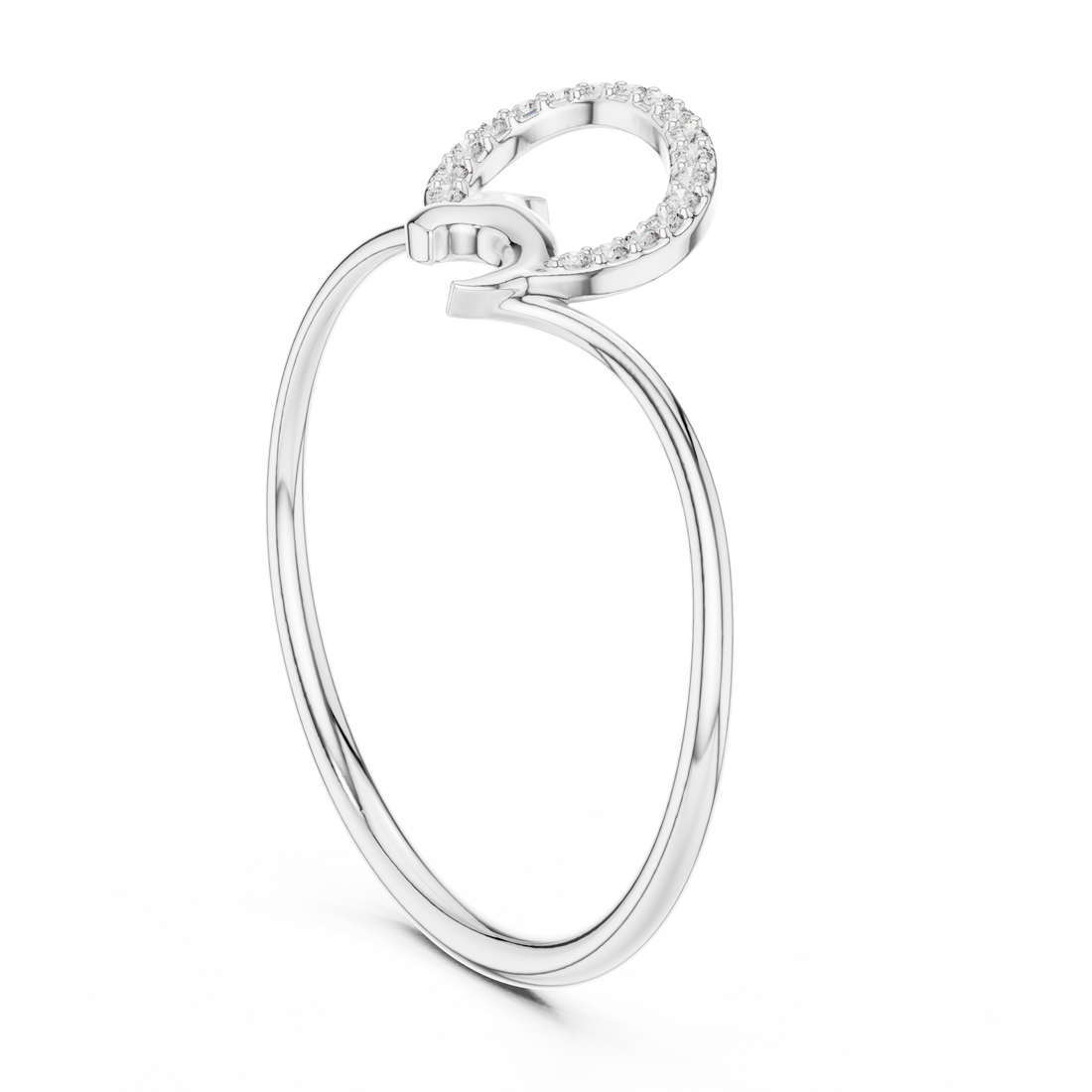 1 (140) - Fashion None Ring - White Gold