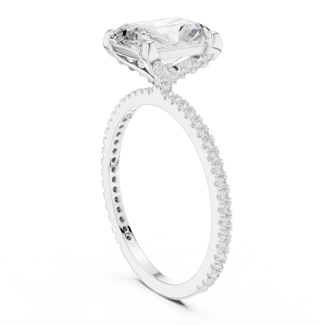 SBWR(68) - Fashion Emerald Ring - White Gold