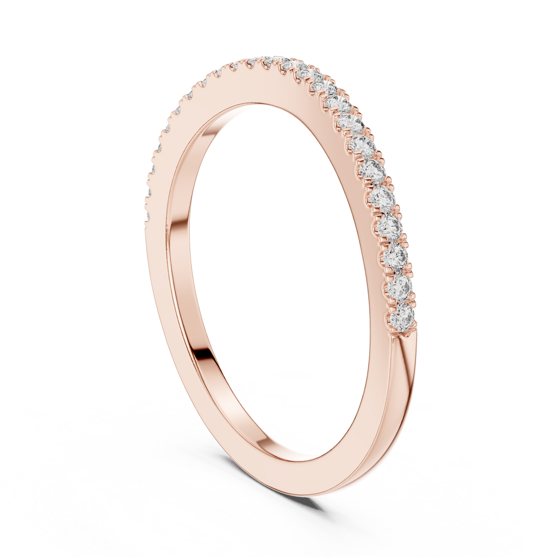 811 - Eternity Round Ring - White Gold