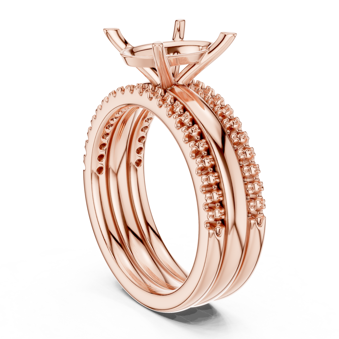 DDLR-302-OV - Solitaire Oval Ring - White Gold