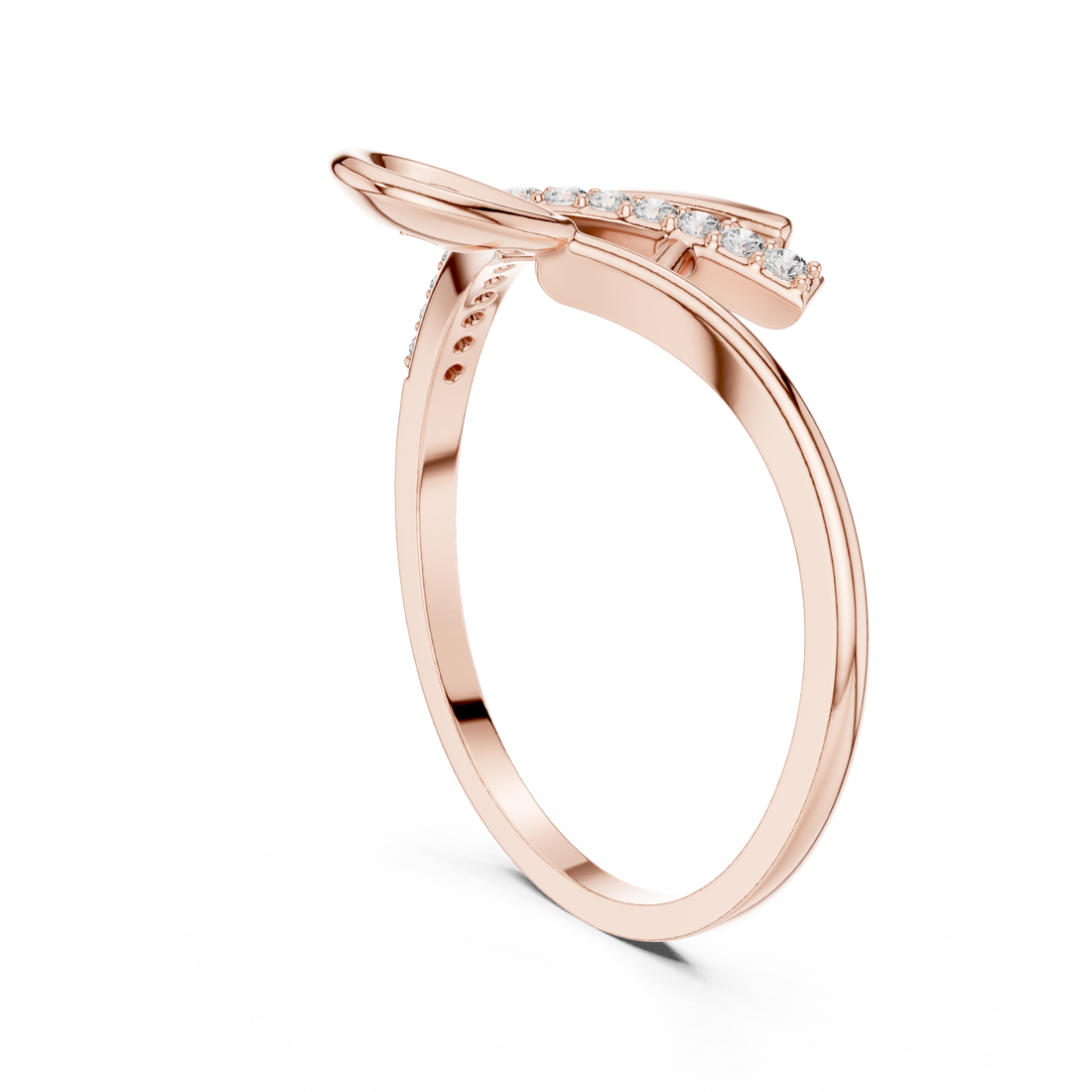 1 (218) - Fashion None Ring - White Gold