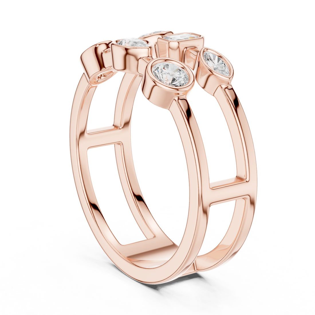 SBWR(16) - Fashion Oval Ring - White Gold