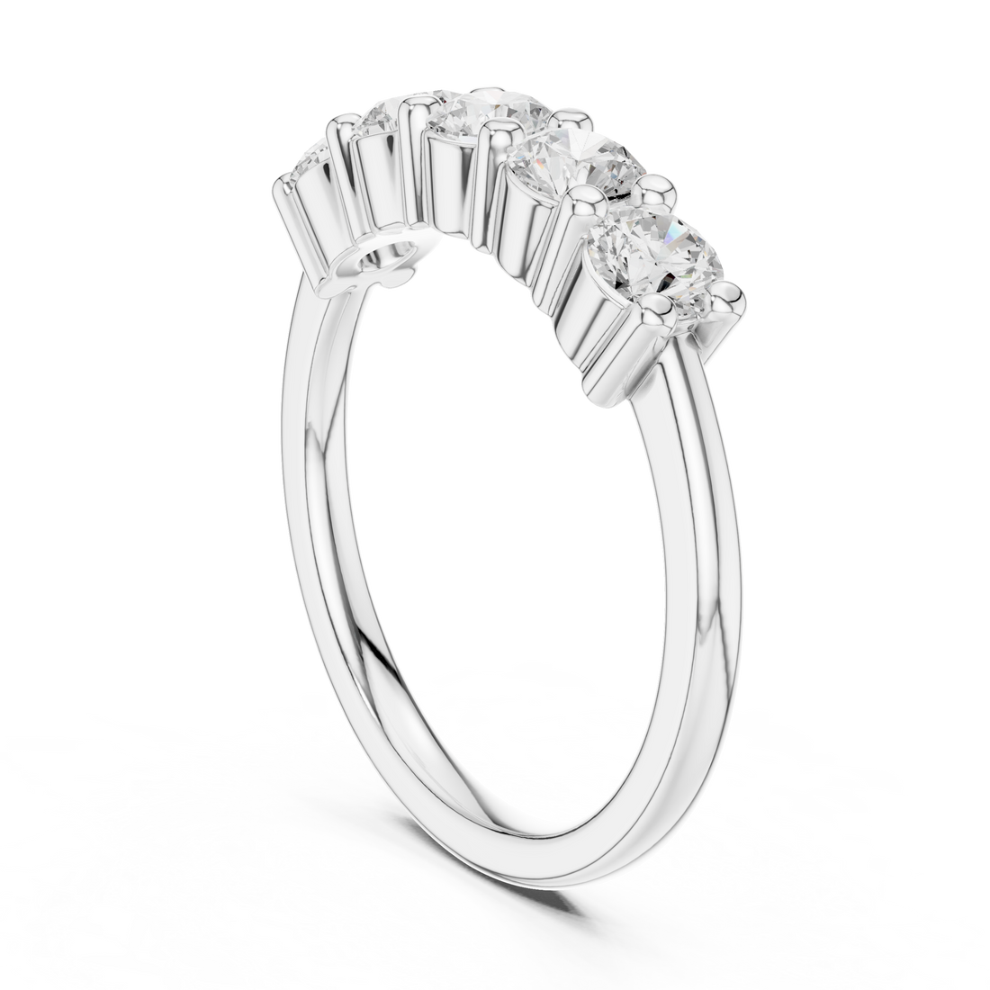 DDLR-615 - Eternity Round Ring - White Gold