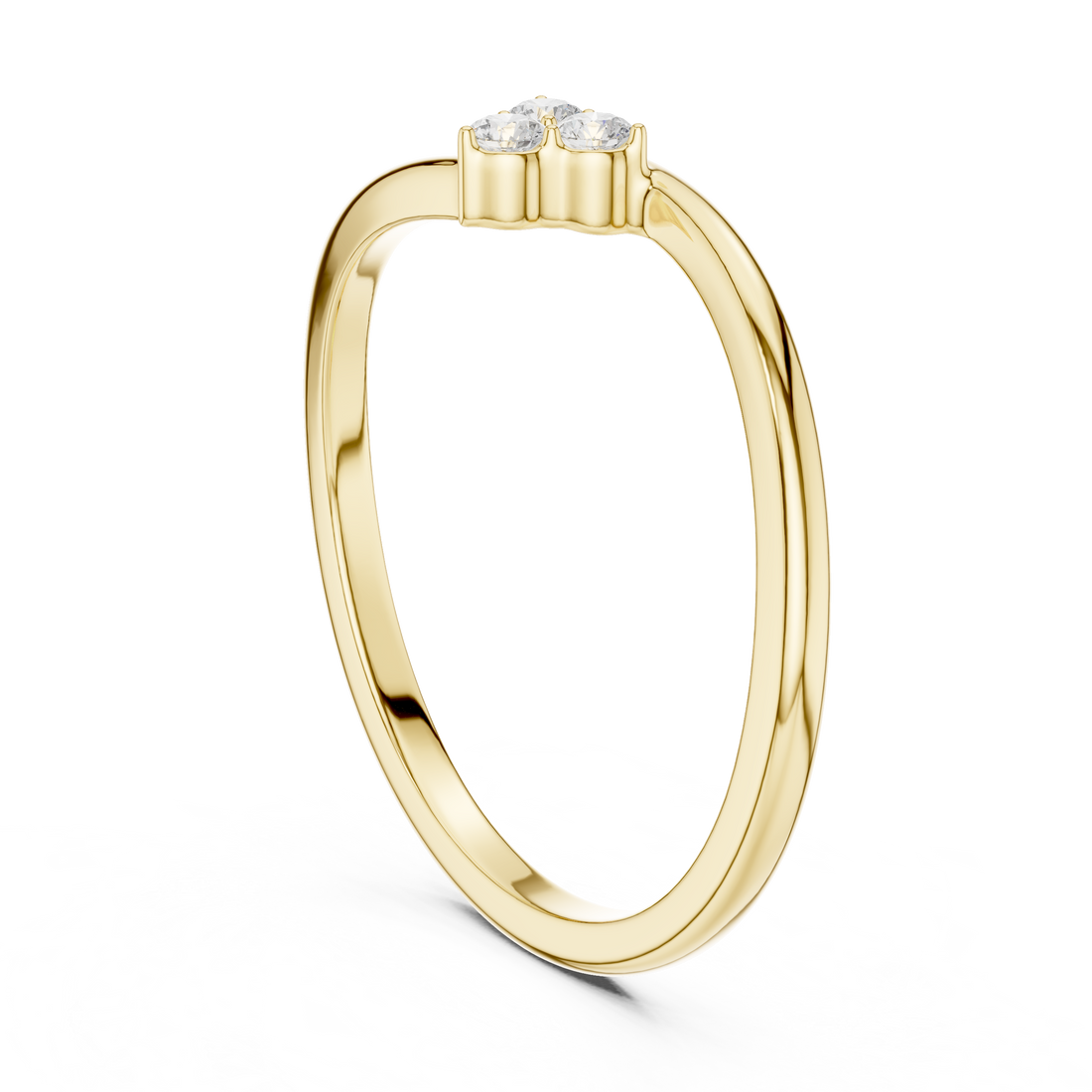 SBWR(14) - Fashion Round Ring - Rose Gold