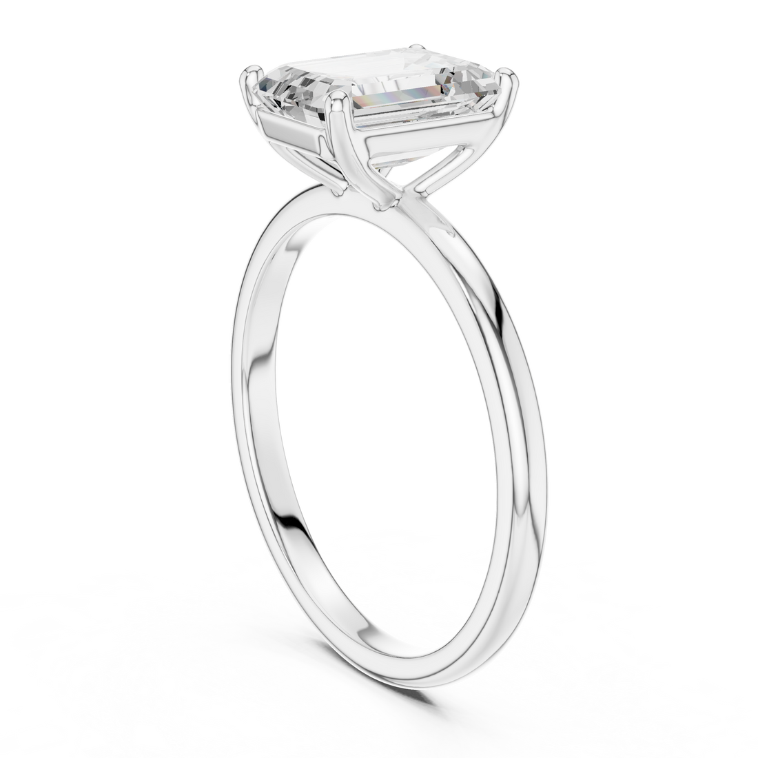 SBWR(20) - Fashion Emerald Ring - White Gold